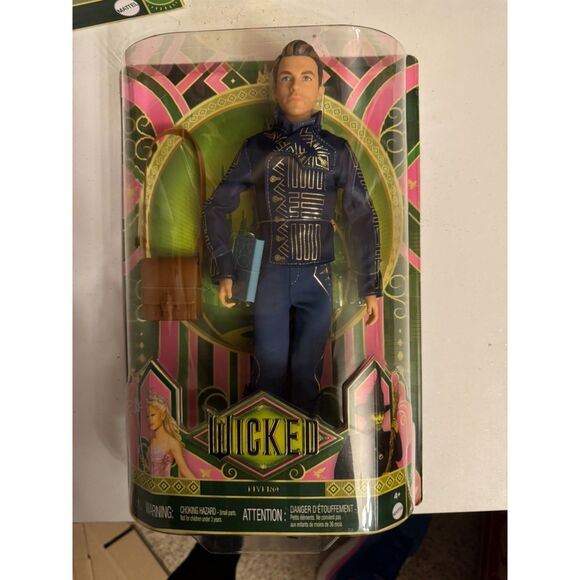 Mattel’ Wicked Fiyero Fashion Doll With Removable Accessories, MISPRINT - Picture 2 of 3